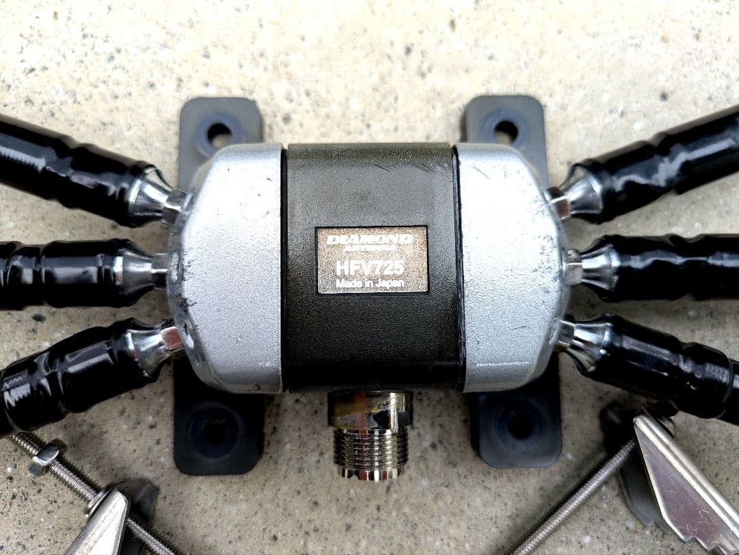 ダイヤモンド製　HFV725 ベランダ用短縮ダイボールアンテナ