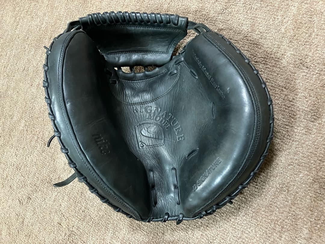 も*ん様 NIKE J2 SIGNATURE MODEL 捕手ミット 黒