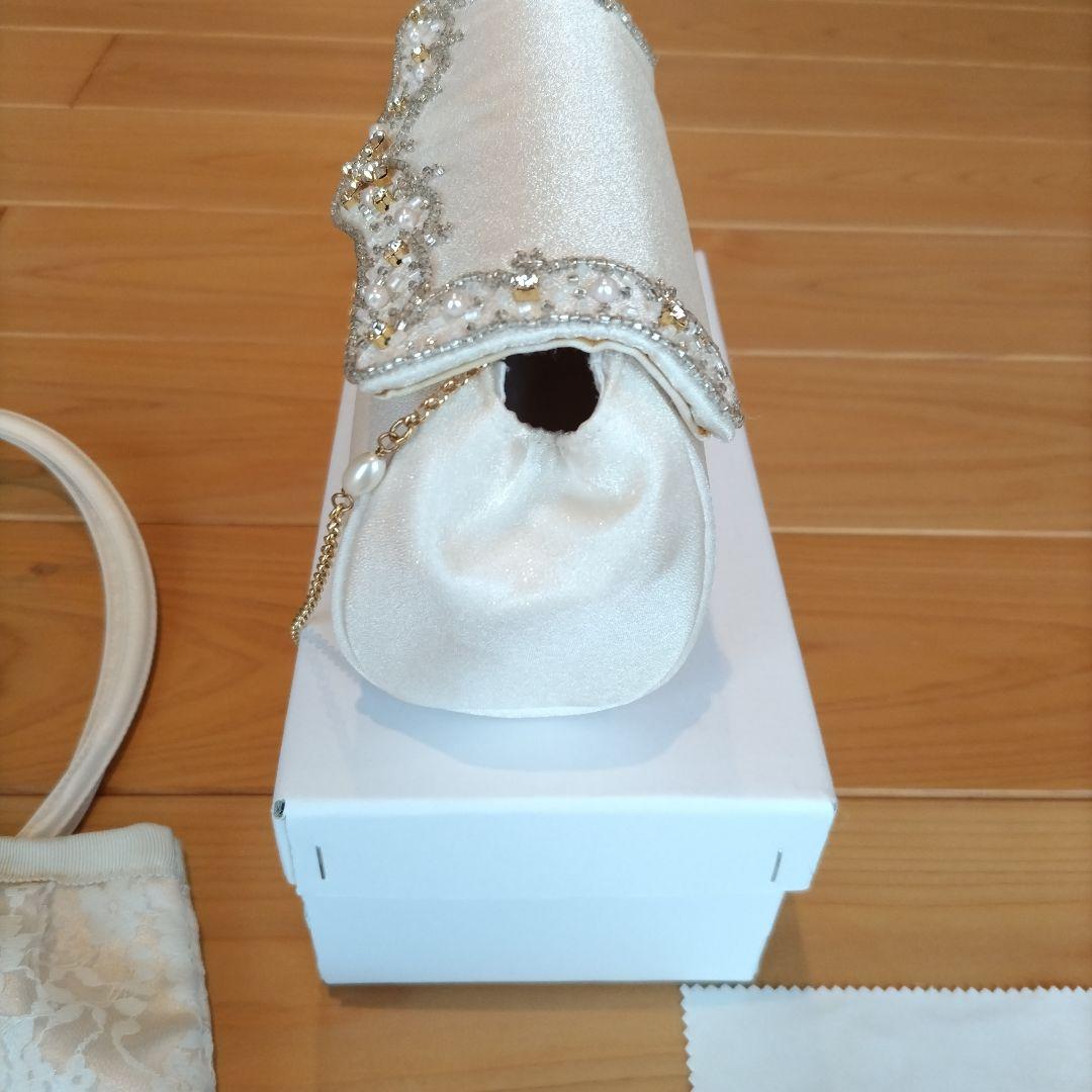 aimer 結婚式　フォーマル　パーティー　バッグ　アクセサリー4点セット