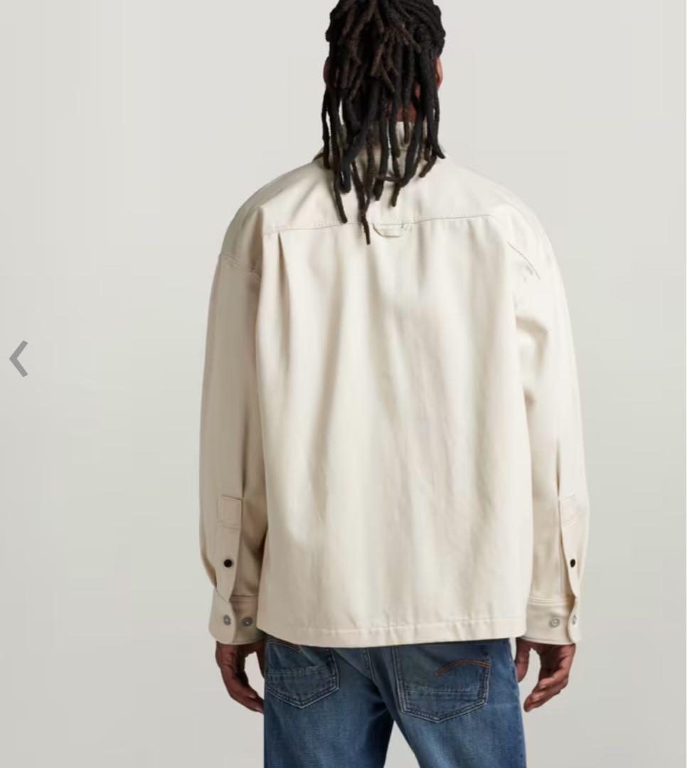 新品タグ付　G-STAR RAW デニムジャケット　シャツホワイト　L