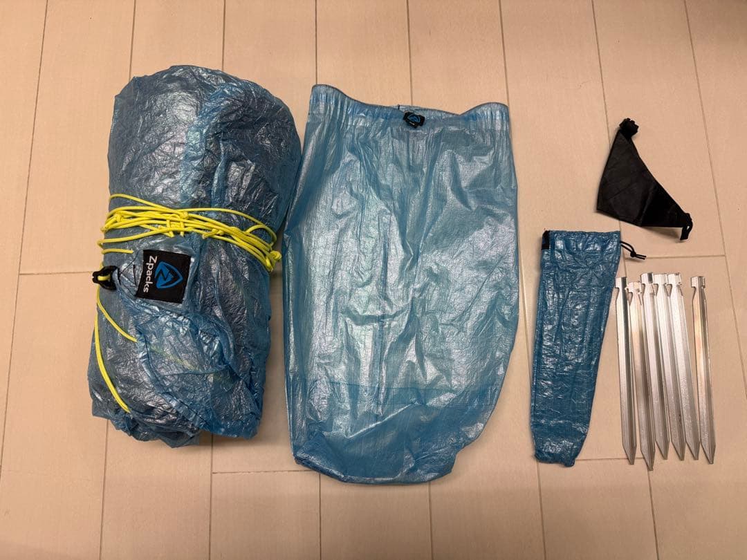Zpacks Plex Solo 試し張りのみ超美品