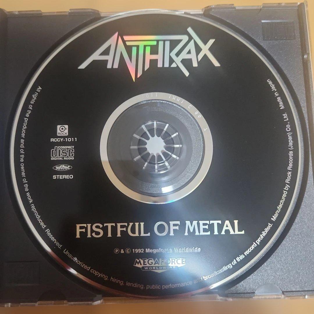 アントラックス フィストフィール オブ メタル CD