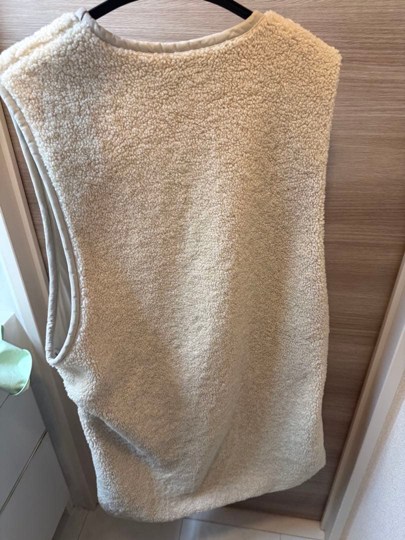 mizuiro ind ミズイロインド boa long vest ボアベスト