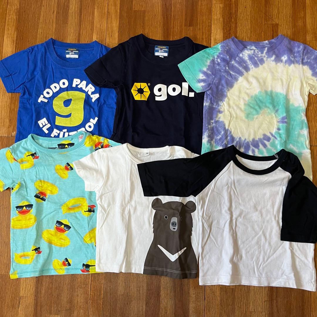 【80〜90サイズ】【40着まとめ売り】Tシャツ　ロンT　ショートパンツ　シャツ