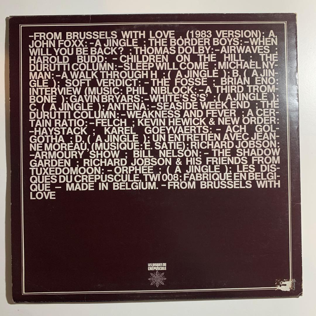 洋楽 FROM BRUSSELS WITH LOVE 1983 EDITION