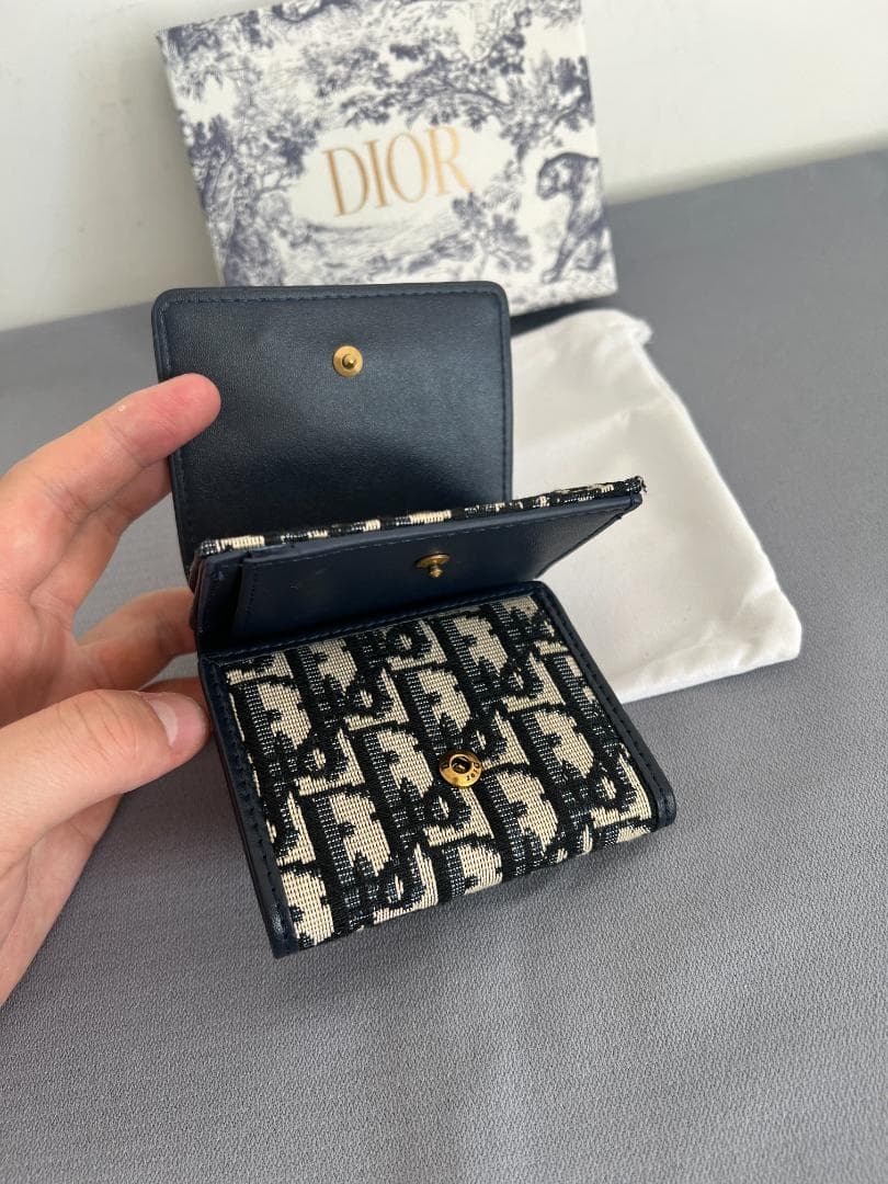 DIOR 三つ折り　財布　ディオール