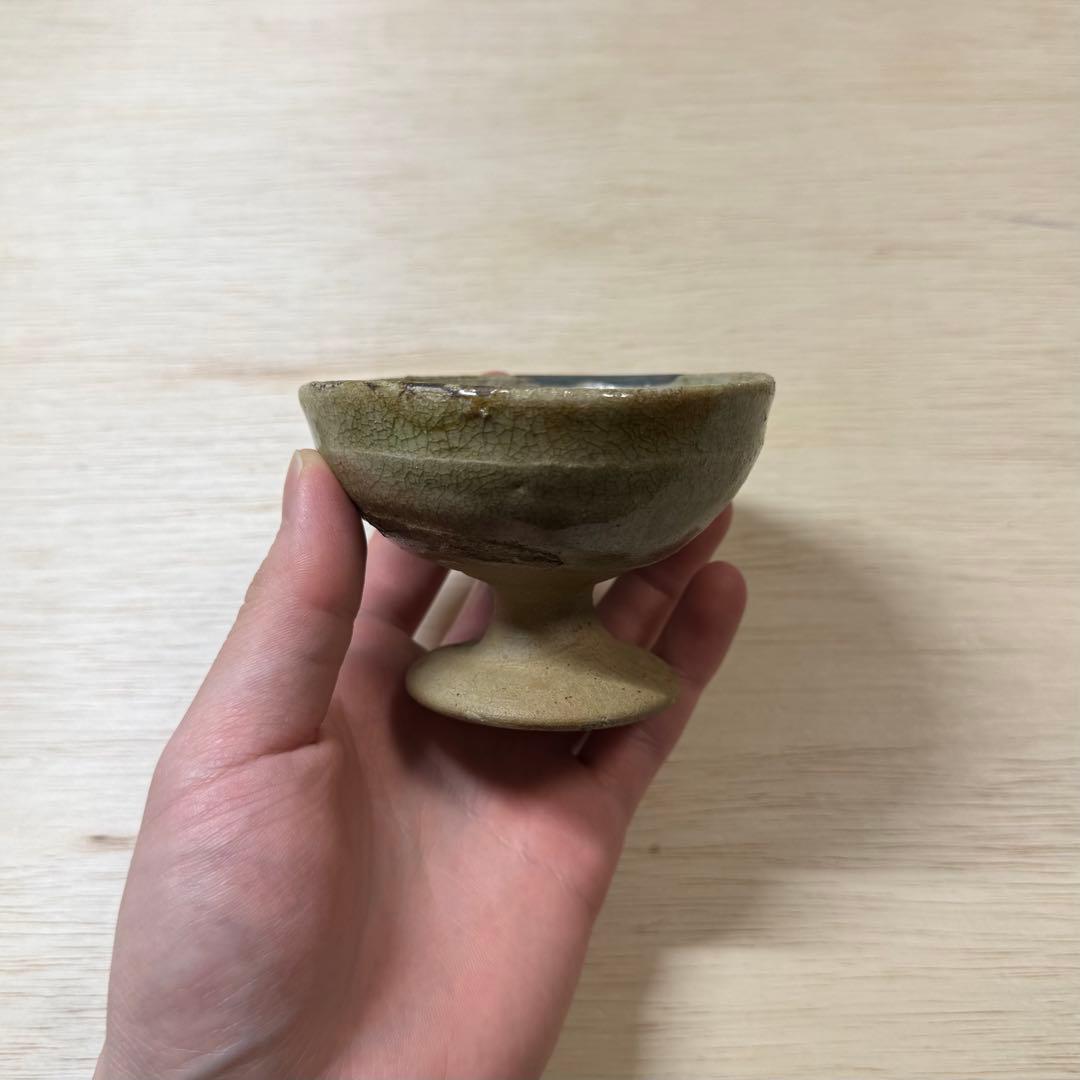 美濃 仏飯器 馬上盃 盃 江戸時代 御深井 古瀬戸 古美濃 古常滑 陶片 古美術