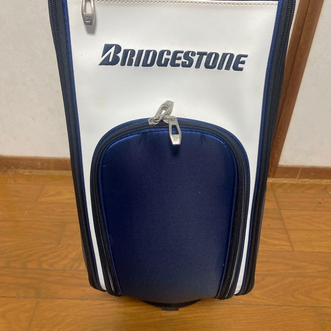 BRIDGESTONE キャディバッグ 青白