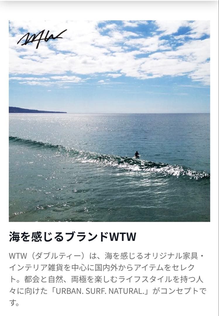 センターテーブル・ローテーブル WTW MARVERICKS COFFEE TABLE