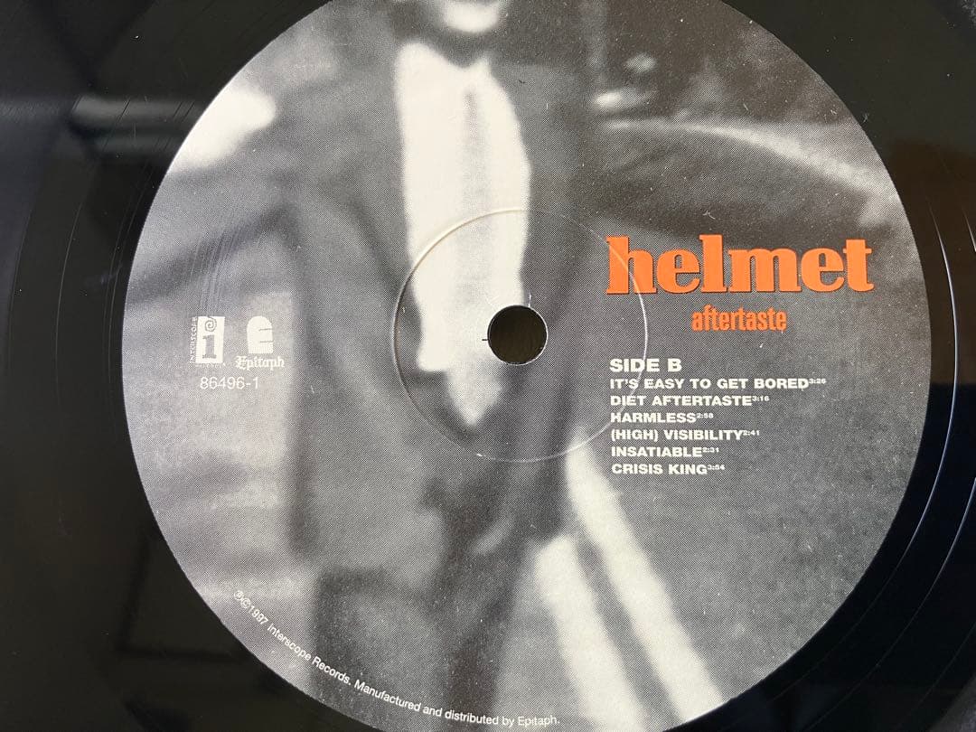 【LP・USオリジナル盤】Helmet-Aftertaste•メタル・ハードコア