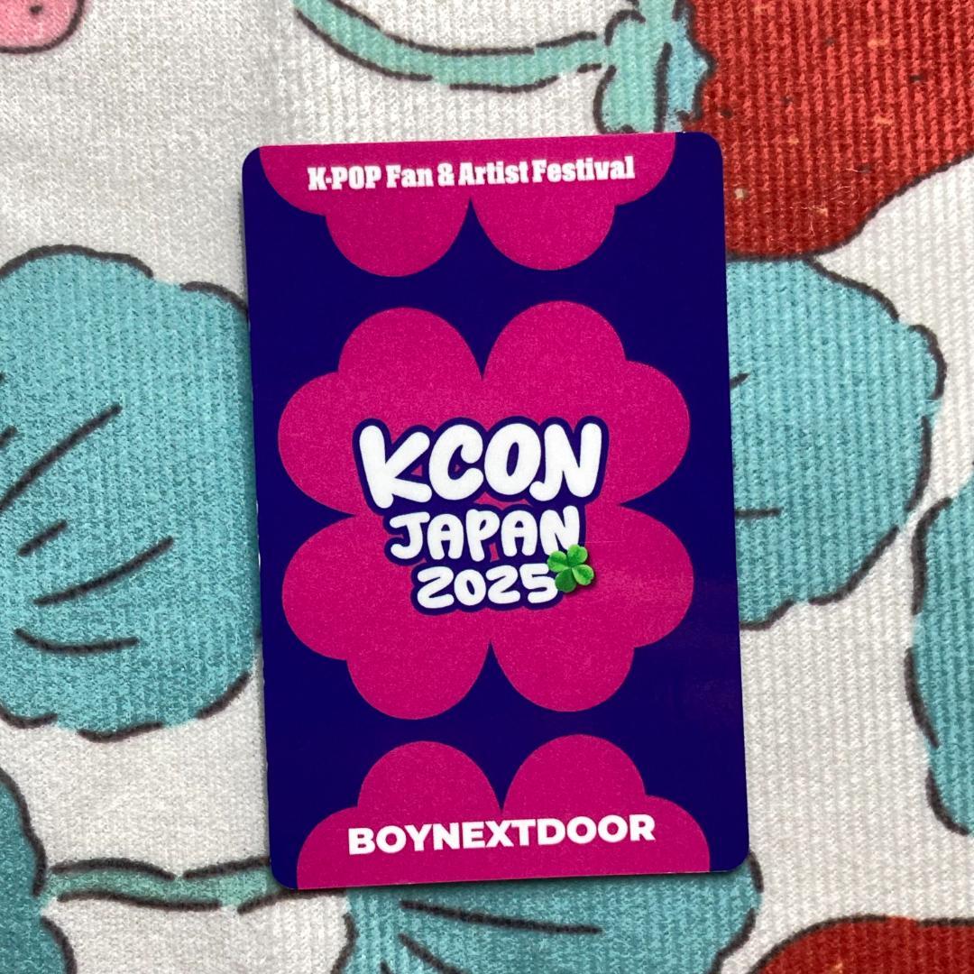 2025 BOYNEXTDOOR KCON JAPAN ジェヒョン トレカ