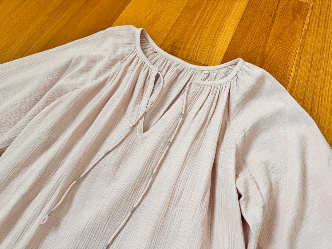 未使用新品　sara mallik ヌキテパ購入　ワンピース　ピンク　Sサイズ