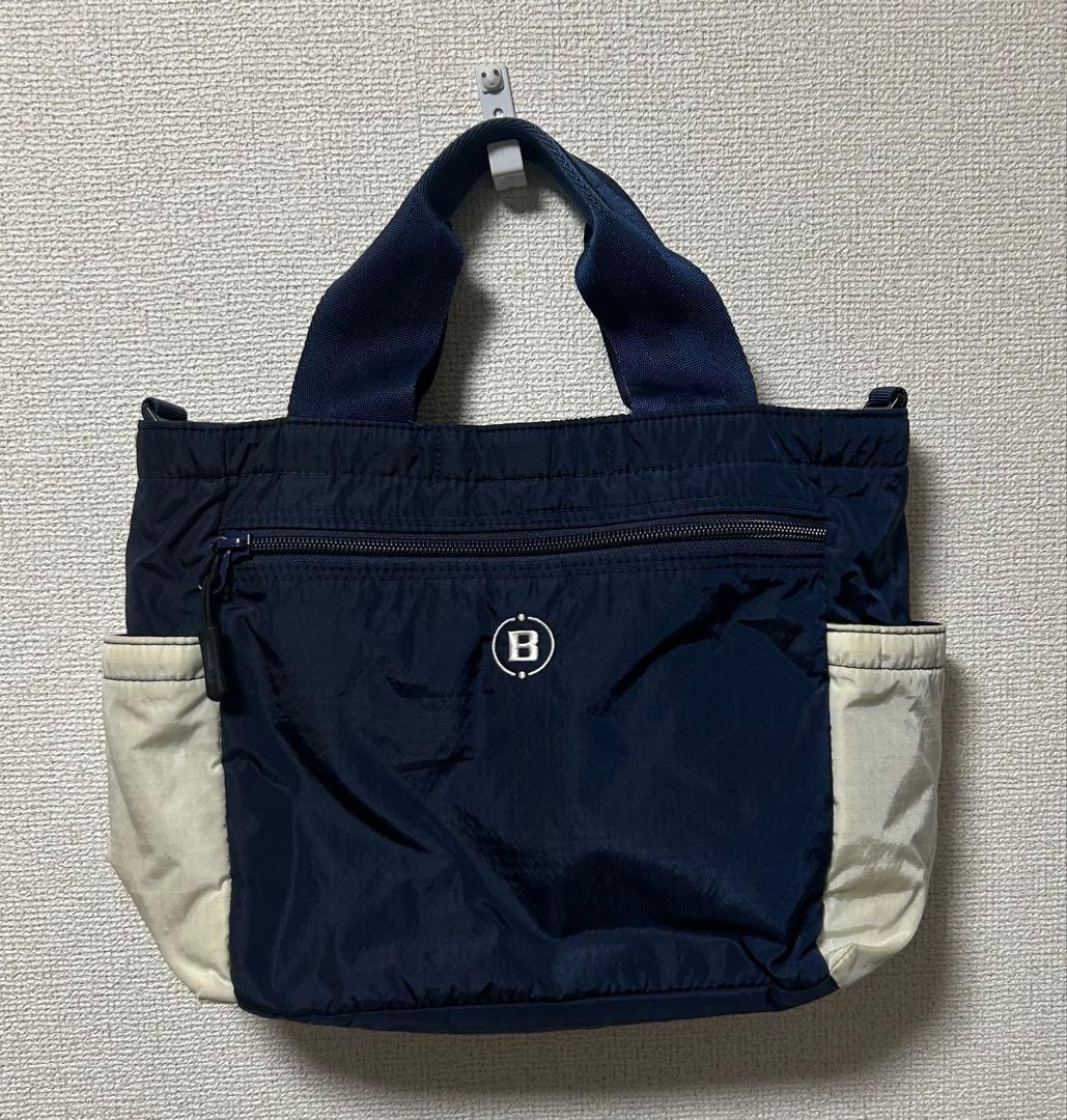 BRIEFING トートバッグ ネイビー/ベージュ
