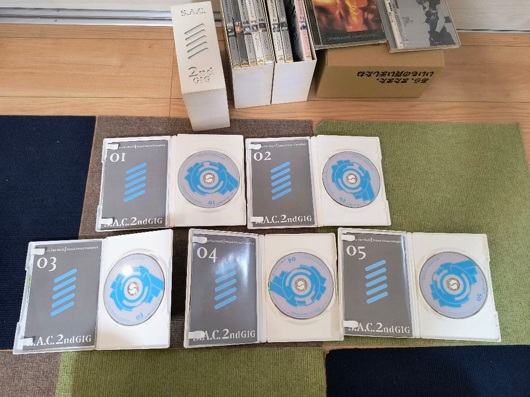 攻殻機動隊 S.A.C / S.A.C 2ndGIG DVD26巻 サントラ2枚