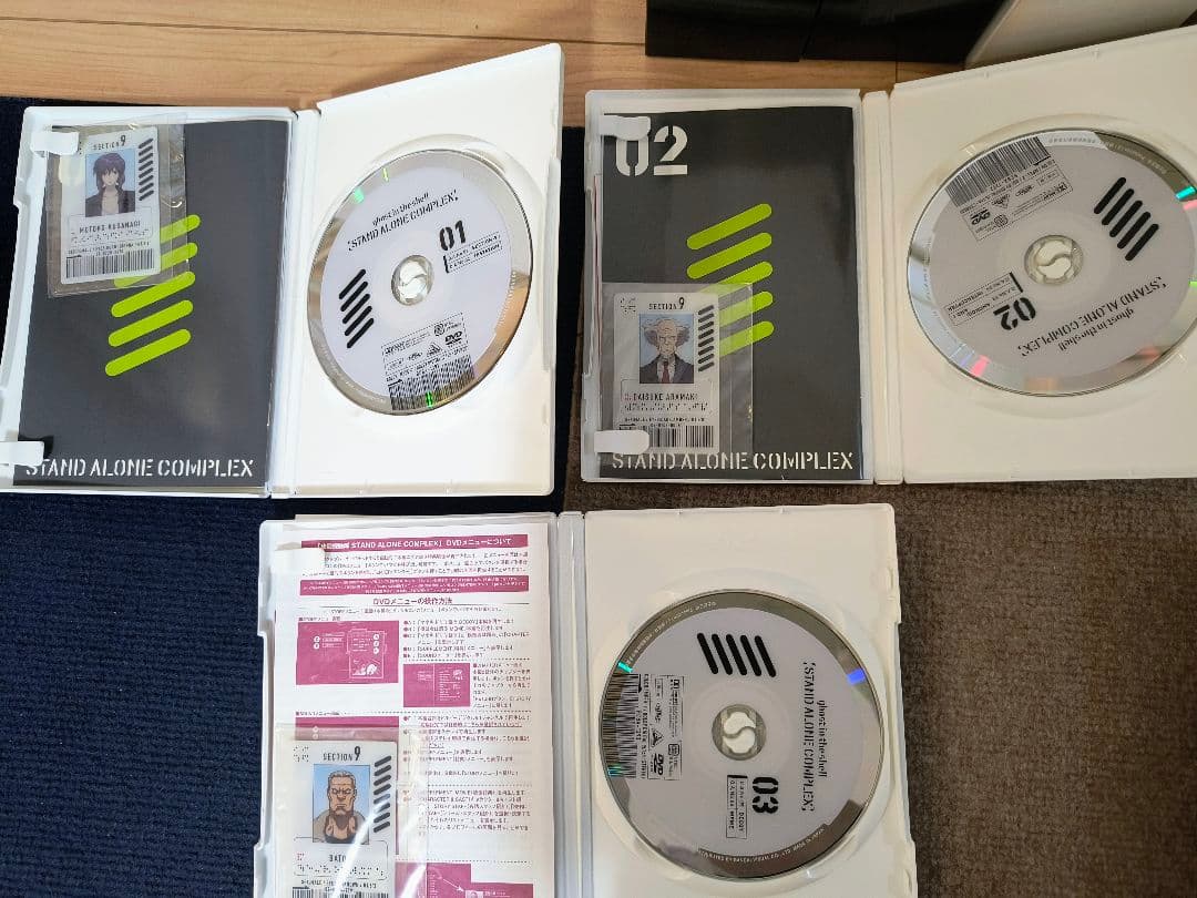 攻殻機動隊 S.A.C / S.A.C 2ndGIG DVD26巻 サントラ2枚