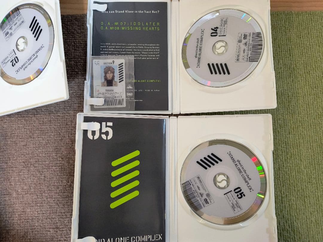 攻殻機動隊 S.A.C / S.A.C 2ndGIG DVD26巻 サントラ2枚