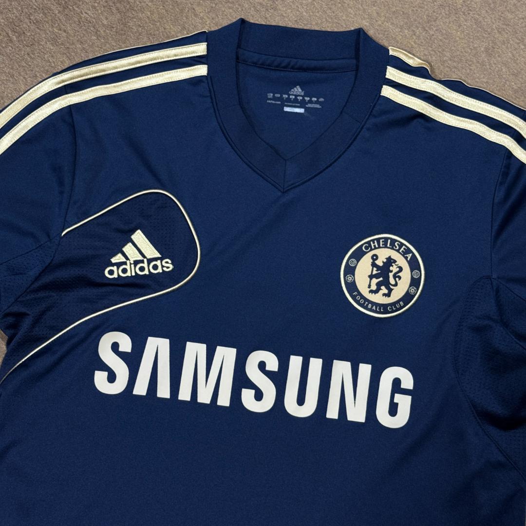 Chelsea adidas ネイビーシャツ サッカーユニフォーム ビンテージ