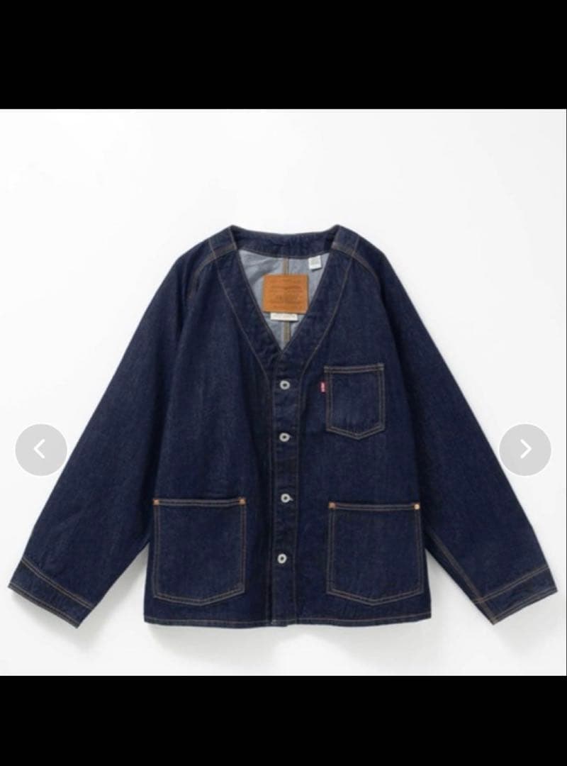 3月16まで値下げ　リーバイスユニオンエンジニアデニムカーディガンLevi's