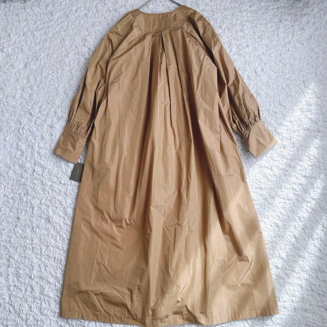 新品＊プレインピープル＊Vネックタックドレス　ワンピース　ゆったり