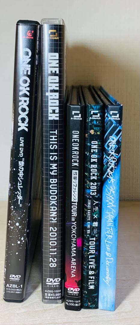 ONE OK ROCK ライブ DVD 5枚セット