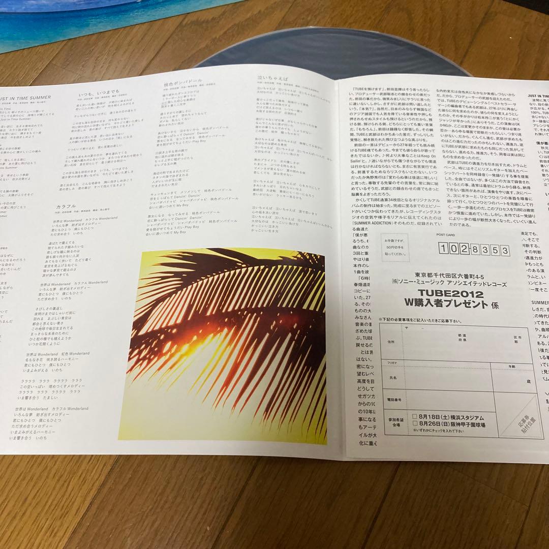 チューブ/アナログ盤【SUMMER ADDICTION】 未使用レコード　希少品