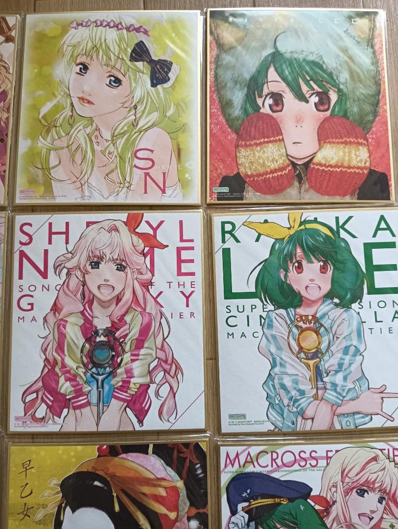 【新品未開封】マクロスフロンティア 色紙ART 全16種セット マクロスF