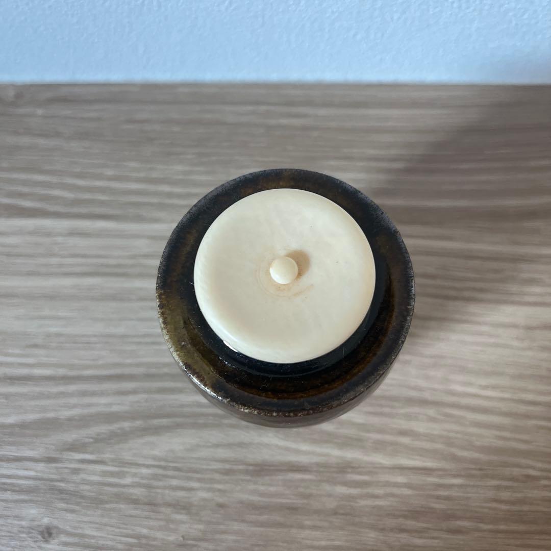 江口宗山　茶入れ