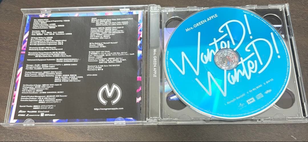 Mrs Green Apple wantedwanted 初回限定盤