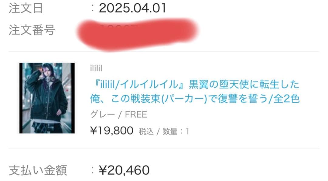 美品 ililil 黒翼の堕天使に転生した俺、この戦装束(パーカー)で復讐を誓う