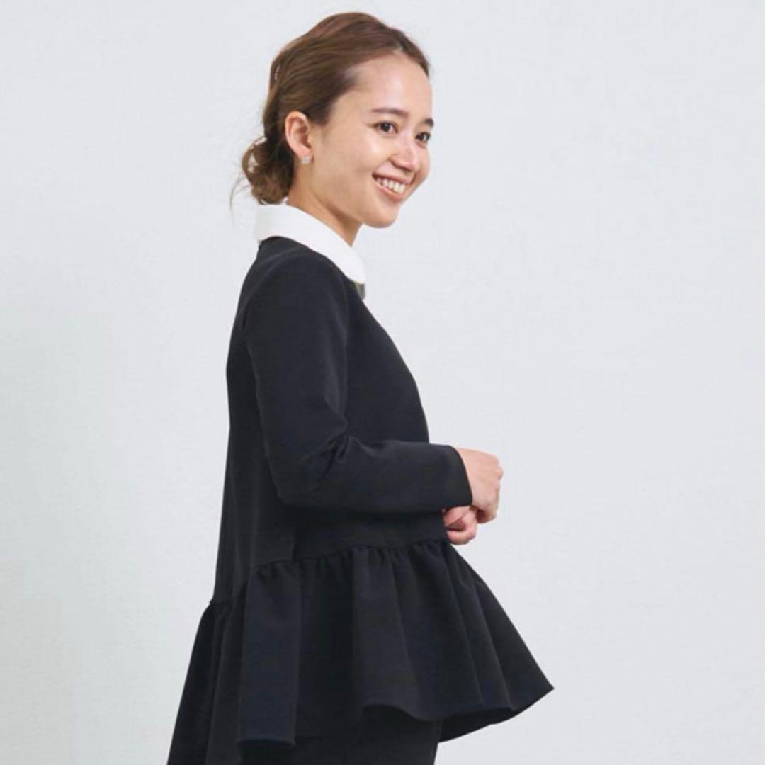 美品　yori ラウンドカラードレスブラウス　セレモニー