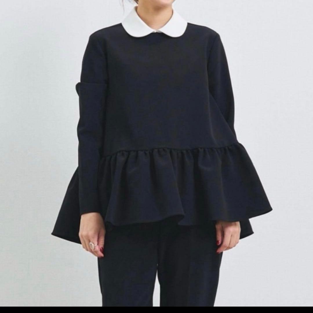美品　yori ラウンドカラードレスブラウス　セレモニー