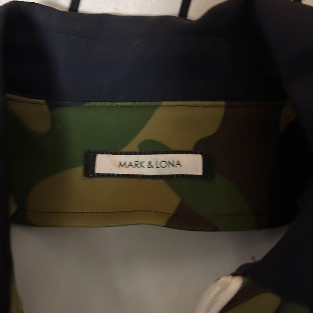 MARK & LONA カモフラージュ ゴルフジャケットダブルジップ 46