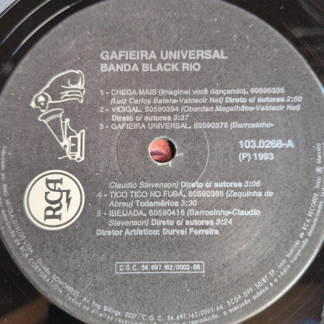 【レコード】BANDA BLACK RIO Gafieira Universal