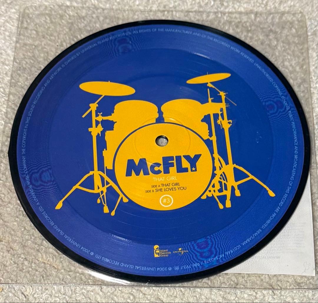 McFLY That Girl ピクチャー盤7インチ