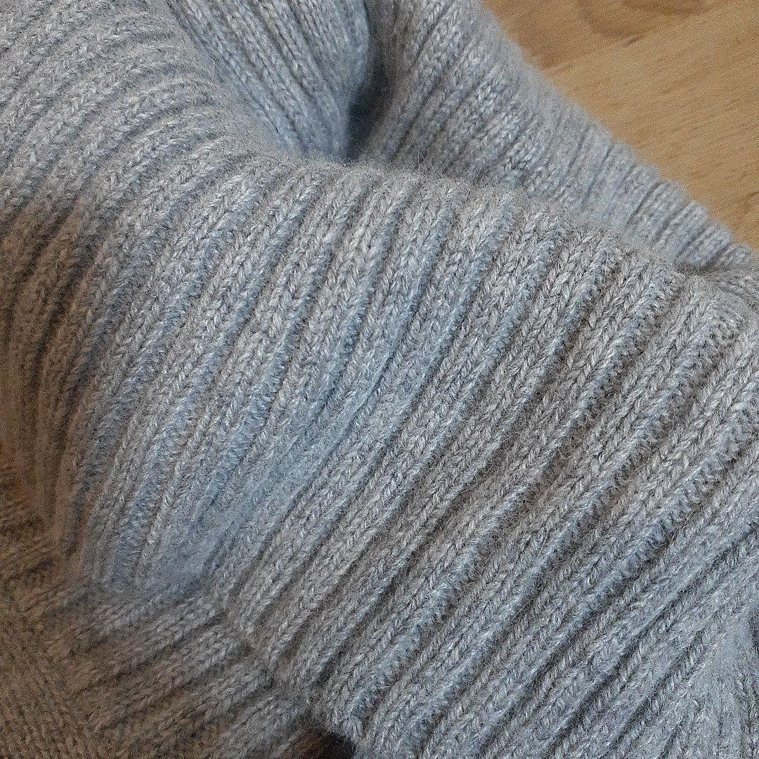 美品❇︎アナイ　ANAYI ニットポンチョ ケープ 　グレー 38