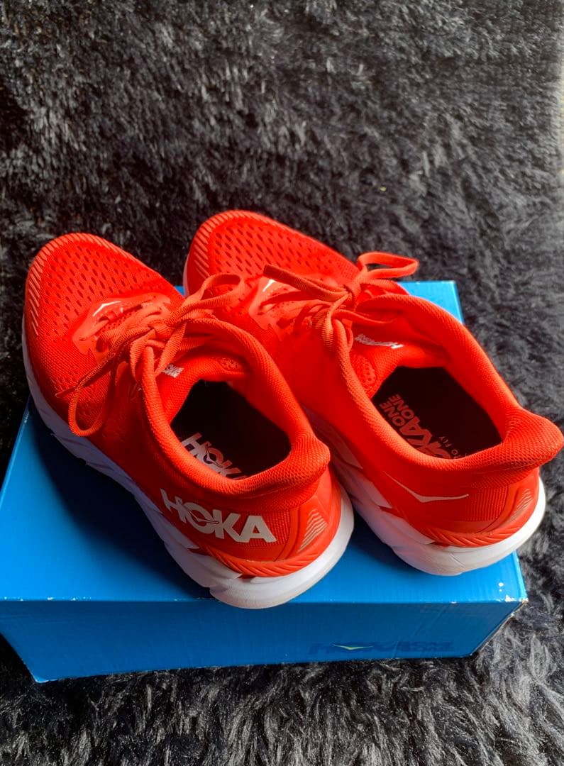HOKA ONE ONE ホカオネオネ クリフトン7 WIDE 26cm 赤