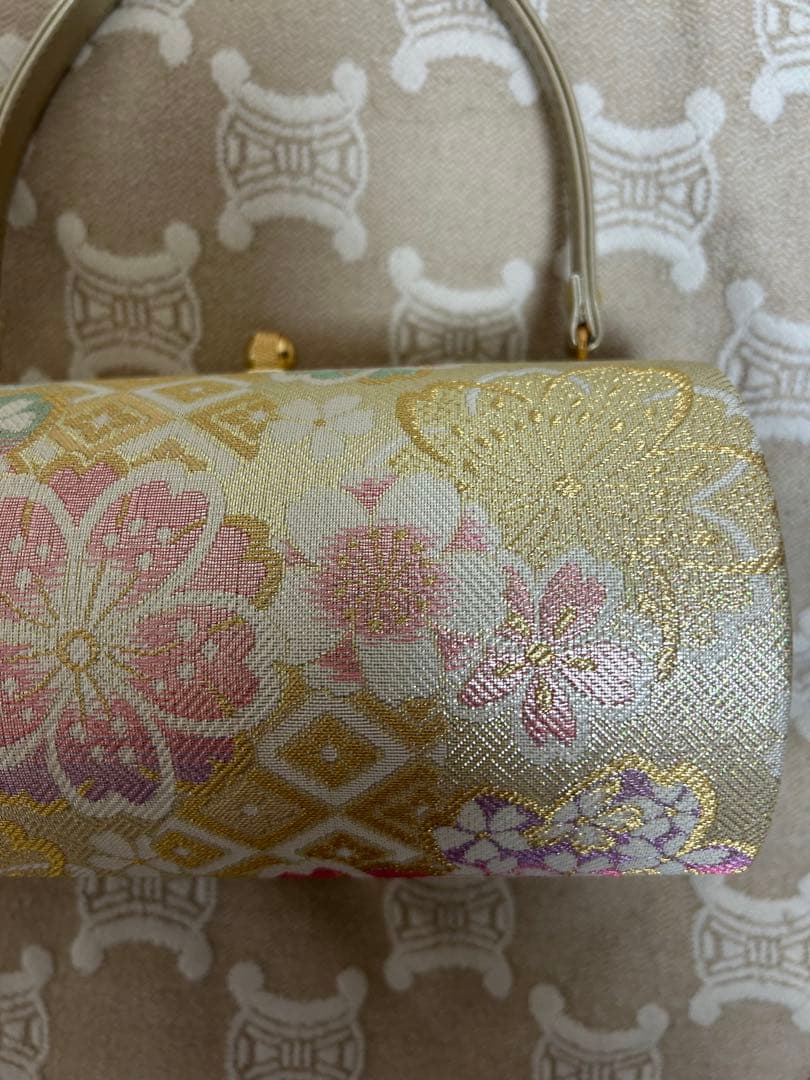美品✨和装草履バックセット　成人式草履バック　卒業式　謝恩会　振袖　帯生地