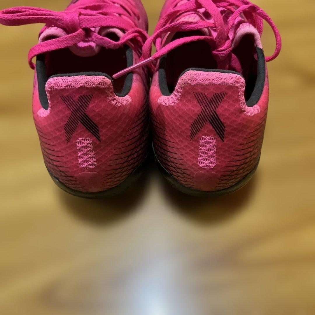 ピンク サッカーシューズ スパイクadidas