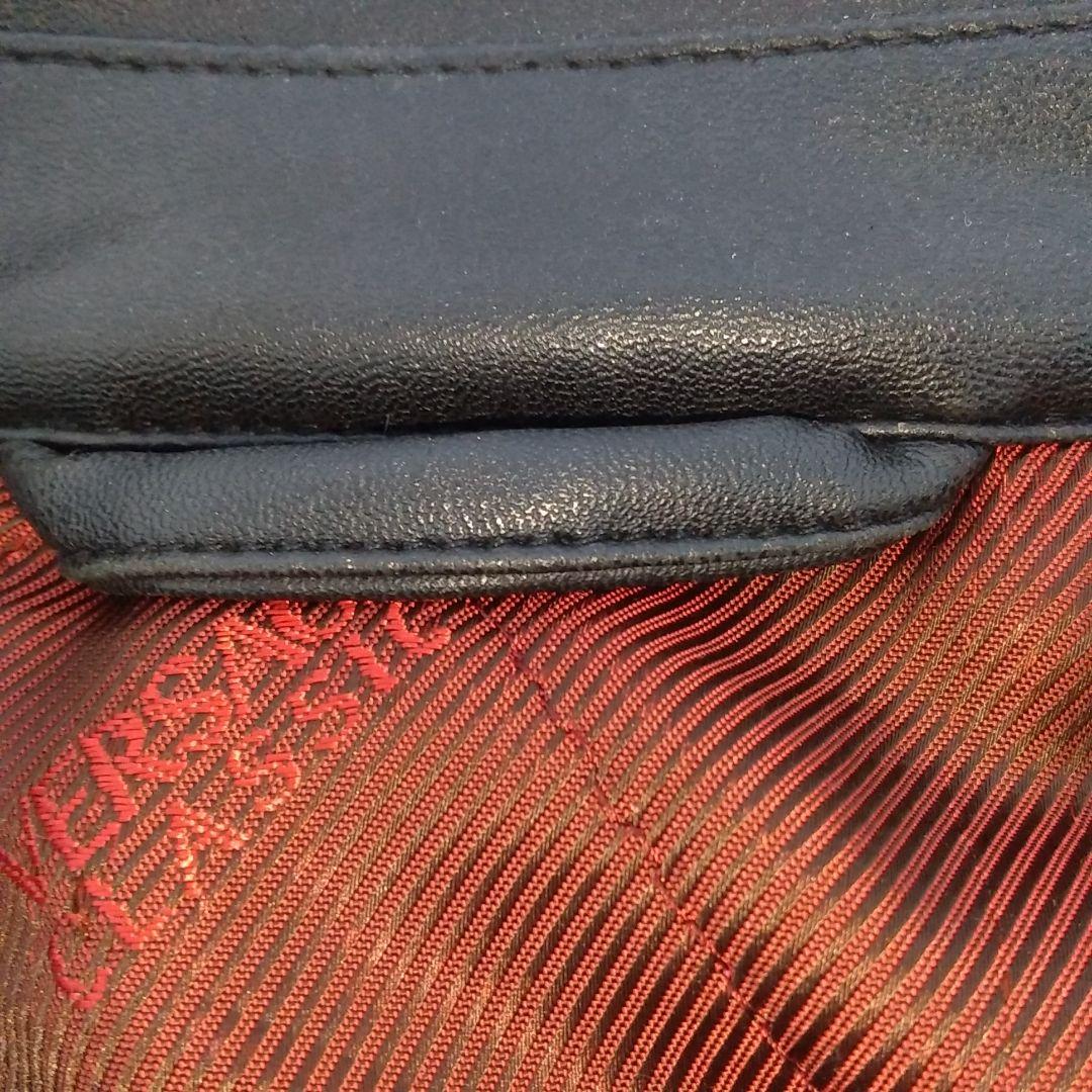 T*J様 VERSACE CLASSIC 黒 レザージャケット