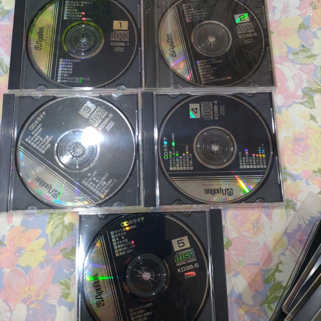アポロンCDカラオケ　1〜50(CD１枚に15曲)　歌詞集2冊付　昭和の歌謡曲