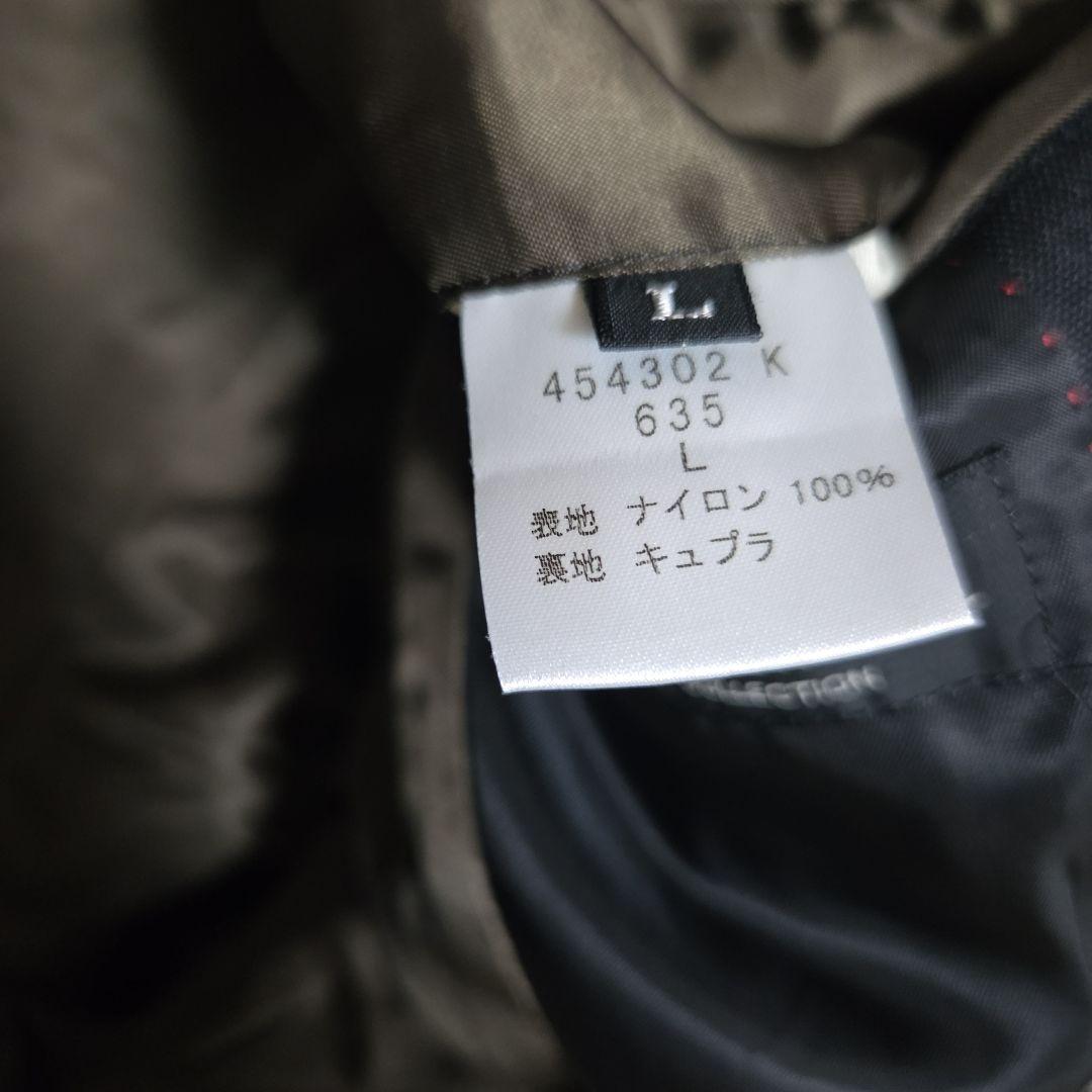 ポールスミス コレクション ナイロンダブルライダース L ブラック 裏地キュプラ