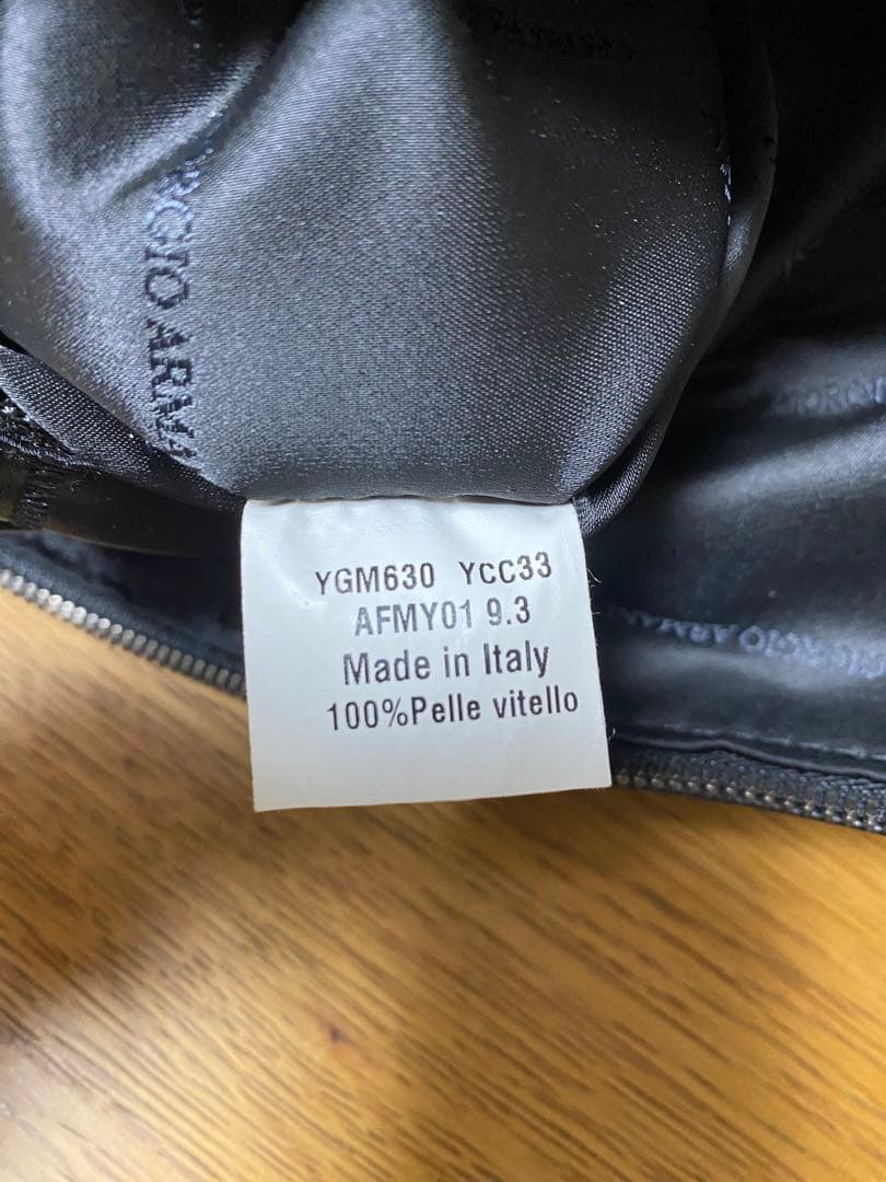 GIORGIOARMANI ジョルジオアルマーニ トートバッグ　ブラック
