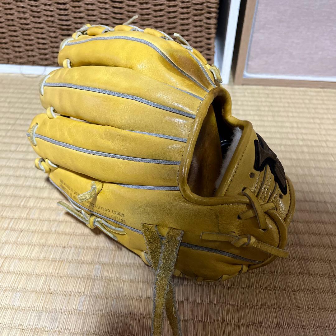ミズノ　グローバルエリート　硬式　内野手用　イエロー