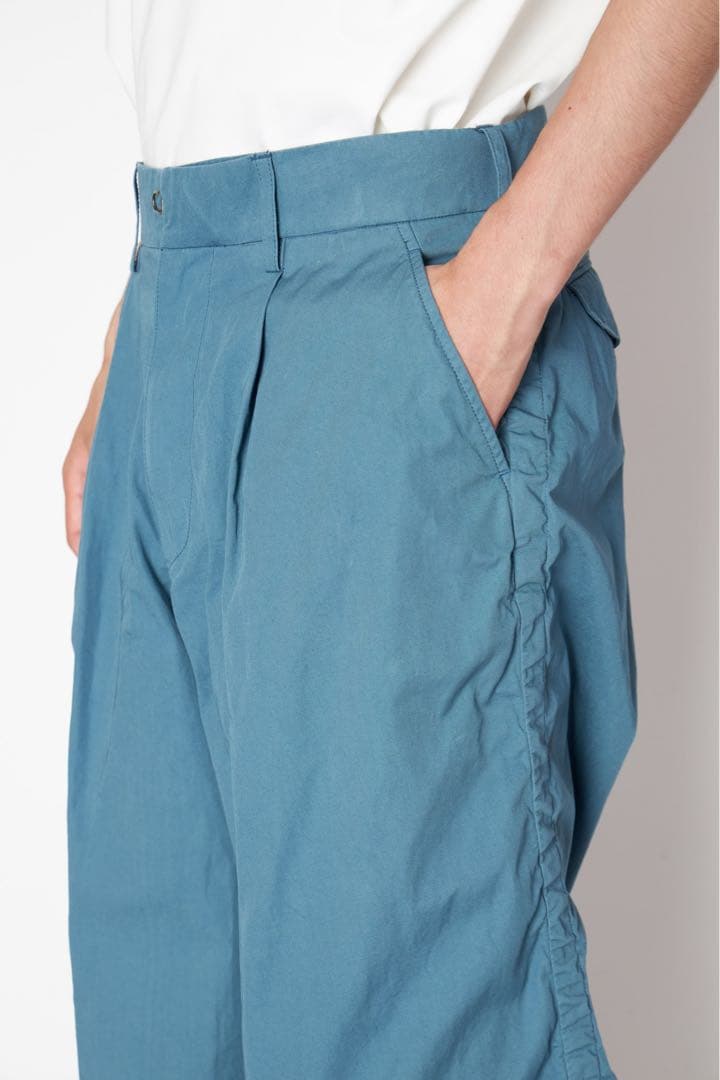 kolor 25SS 25SCM-P09108 パッカリングパンツ ブルー 3