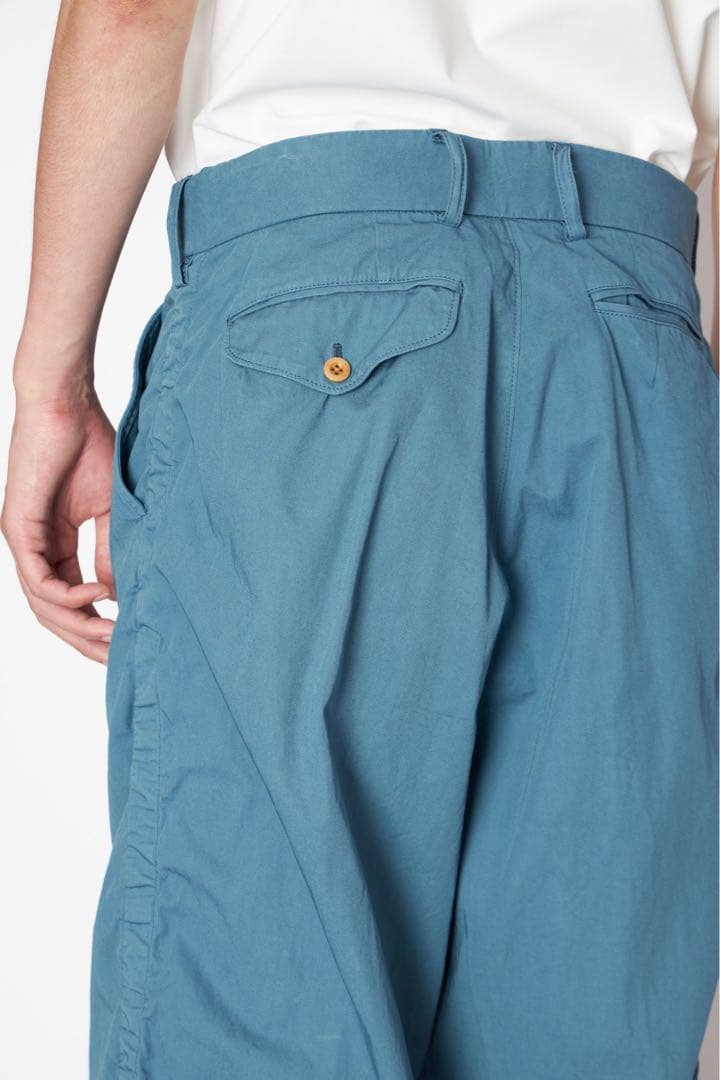 kolor 25SS 25SCM-P09108 パッカリングパンツ ブルー 3