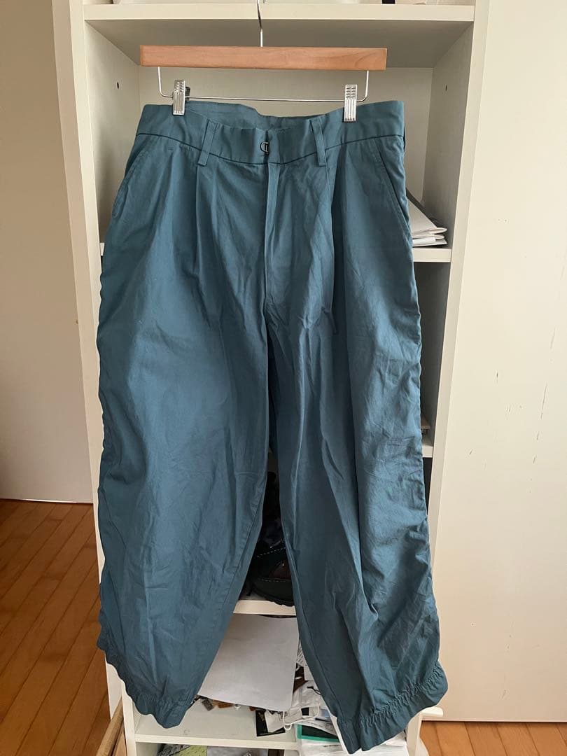 kolor 25SS 25SCM-P09108 パッカリングパンツ ブルー 3