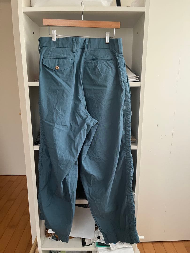 kolor 25SS 25SCM-P09108 パッカリングパンツ ブルー 3