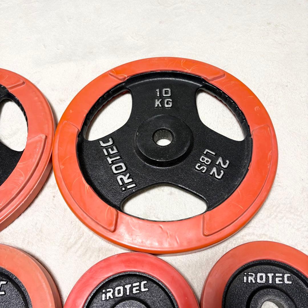 IROTEC（アイロテック）アイアンラバーダンベル 合計35kg＋シャフト
