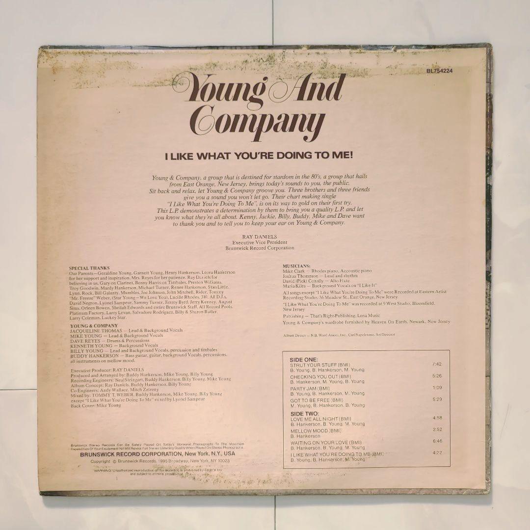 ★ＵＳオリジナル盤★ＹＯＵＮＧ ＡＮＤ ＣＯＭＰＡＮＹ