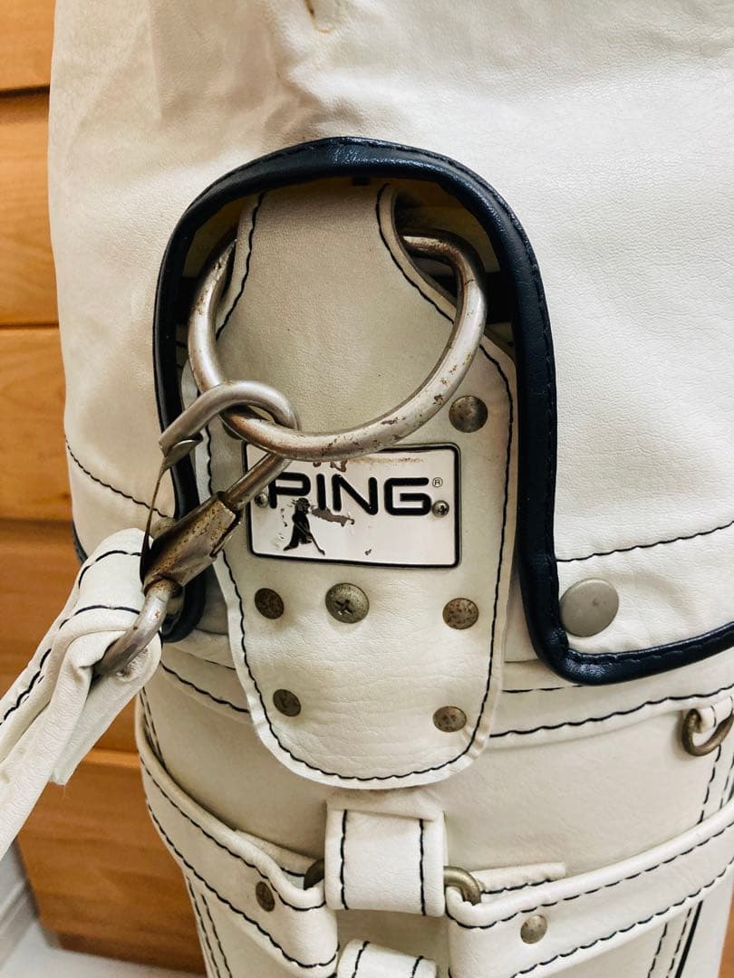 PING キャディバッグ ホワイト